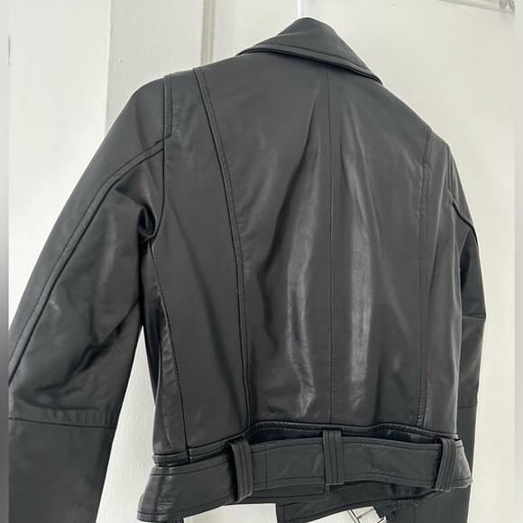Zara Leather Jacket NWOT - Picture 5 of 5